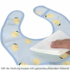 Klett-Lätzchen 2er Pack Lightweight Bib - Happy Fruits - Lemon