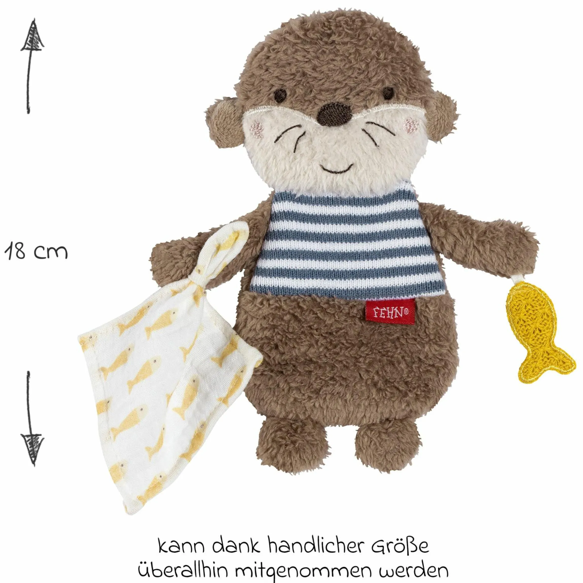 Knistertier 18 cm - Otter