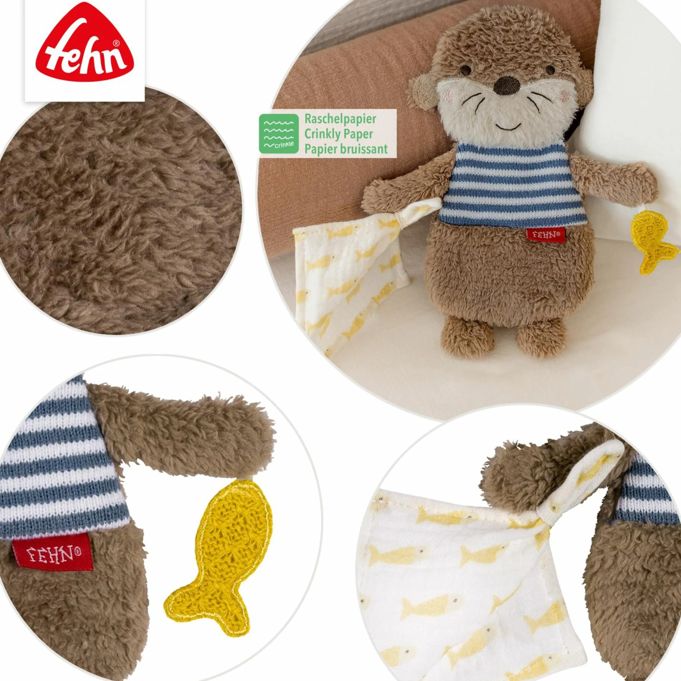 Knistertier 18 cm - Otter