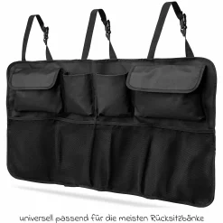 Kofferraum-Organizer mit vielfältigem Stauraum - Schwarz - Kollektion 2025
