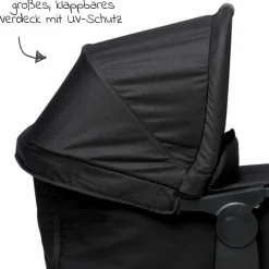 Kombi-Einheit (1 x Wanne / Sitz) für Duo 2 - Schwarz - Kollektion 2025