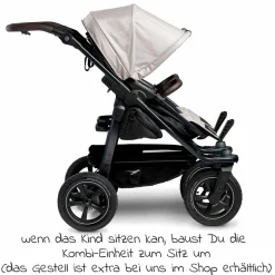 Kombi-Einheit (1 x Wanne / Sitz) für Duo 2 - Sand - Kollektion 2025