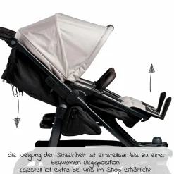 Kombi-Einheit (1 x Wanne / Sitz) für Duo 2 - Sand - Kollektion 2025