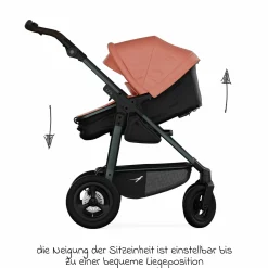 Kombi-Einheit (Wanne & Sitz) für Mono 3/4 & Pro - Lachs - Kollektion 2025