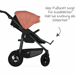 Kombi-Einheit (Wanne & Sitz) für Mono 3/4 & Pro - Lachs - Kollektion 2025