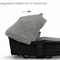 Kombi-Einheit (Wanne & Sitz) für Mono 3/4 & Pro - Premium Grau - Kollektion 2025