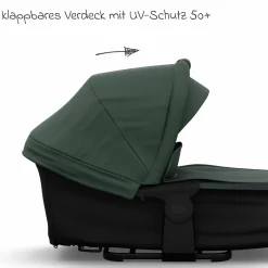 Kombi-Einheit (Wanne & Sitz) für Mono 3/4 & Pro - Olive - Kollektion 2025