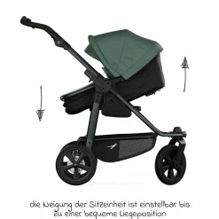 Kombi-Einheit (Wanne & Sitz) für Mono 3/4 & Pro - Olive - Kollektion 2025