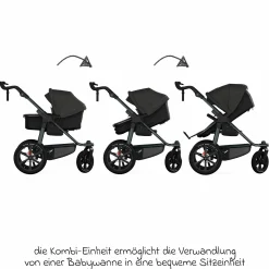 Kombi-Einheit (Wanne & Sitz) für Mono 3/4 & Pro - Anthrazit - Kollektion 2025