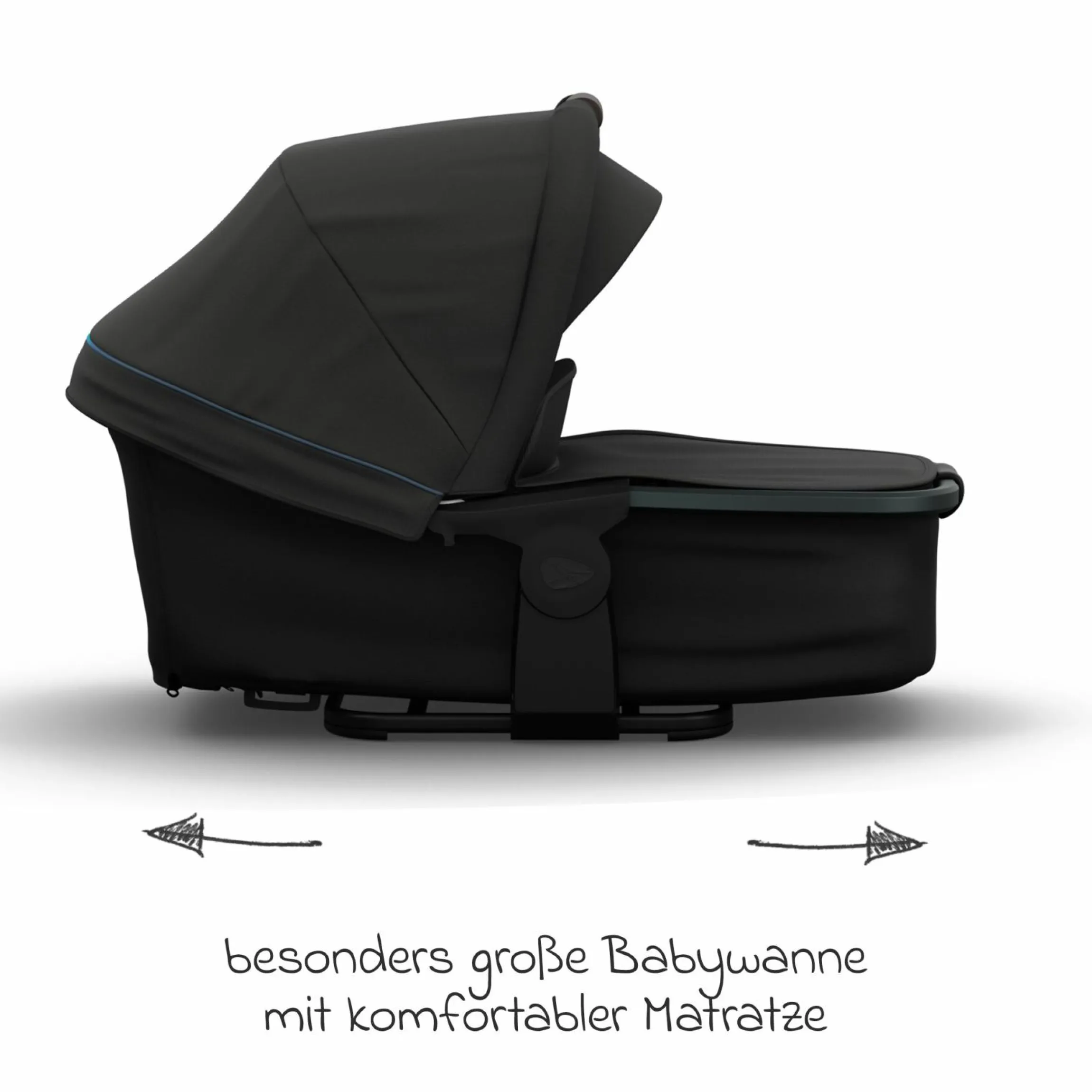 Kombi-Einheit (Wanne & Sitz) für Mono 3/4 & Pro - Anthrazit - Kollektion 2025