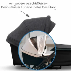 Kombi-Einheit (Wanne & Sitz) für Mono 3/4 & Pro - Premium Schwarz - Kollektion 2025