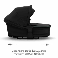 Kombi-Einheit (Wanne & Sitz) für Mono 3/4 & Pro - Schwarz - Kollektion 2025