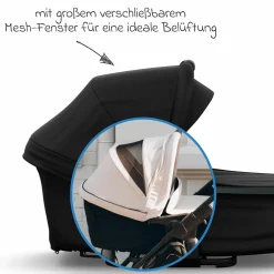 Kombi-Einheit (Wanne & Sitz) für Mono 3/4 & Pro - Schwarz - Kollektion 2025