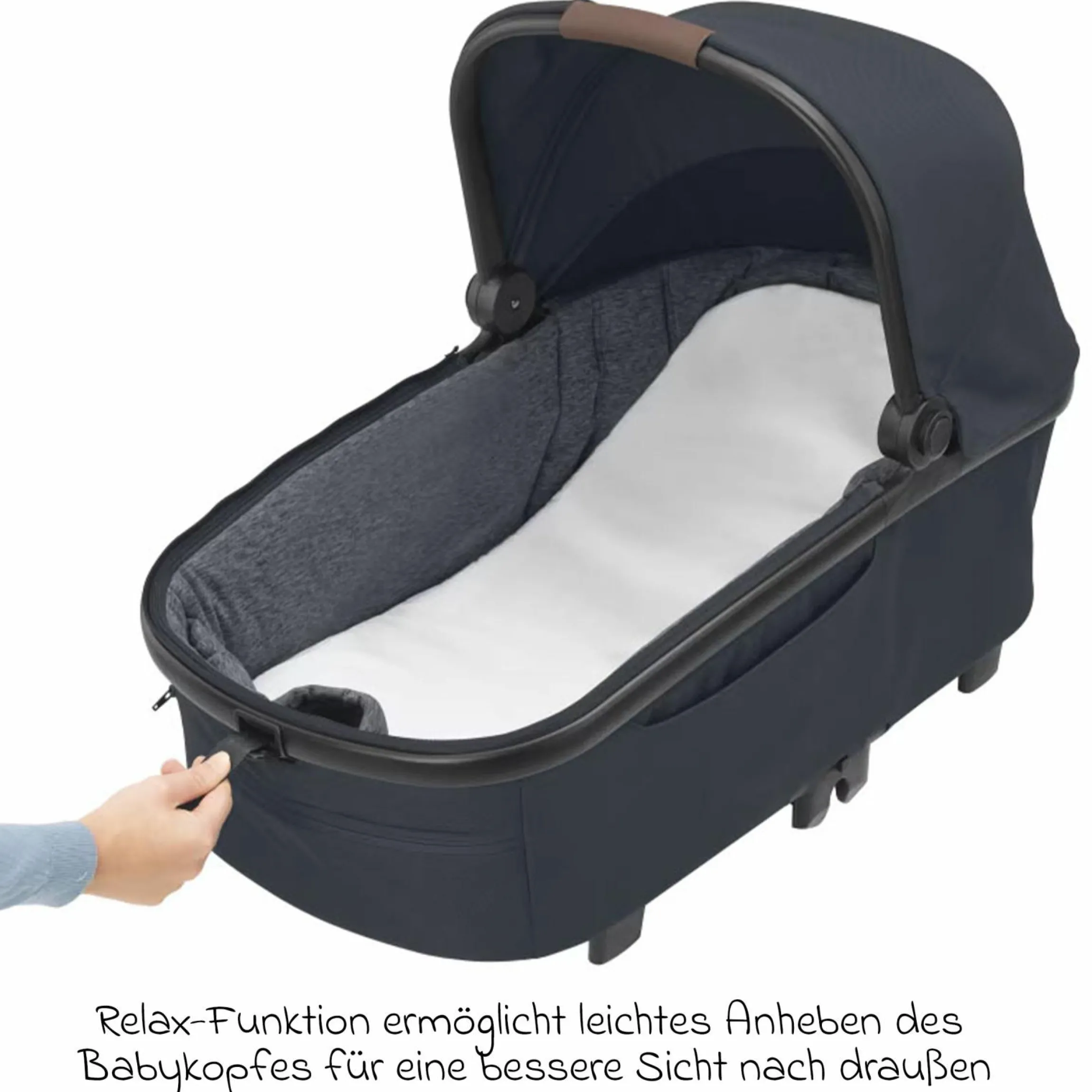 Kombi-Kinderwagen Lila XP Plus inkl. Babywanne, geräumiger XL Korb bis 10 kg, umsetzbare Sitzeinheit, bis 22kg - Essential Graphite - Kollektion 2025