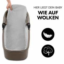 Kombi-Kinderwagen Move N Care Set - inkl. Babywanne und Sportsitz - Mocha