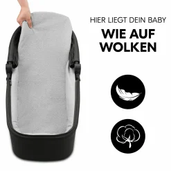 Kombi-Kinderwagen Move N Care Set - inkl. Babywanne und Sportsitz - Black