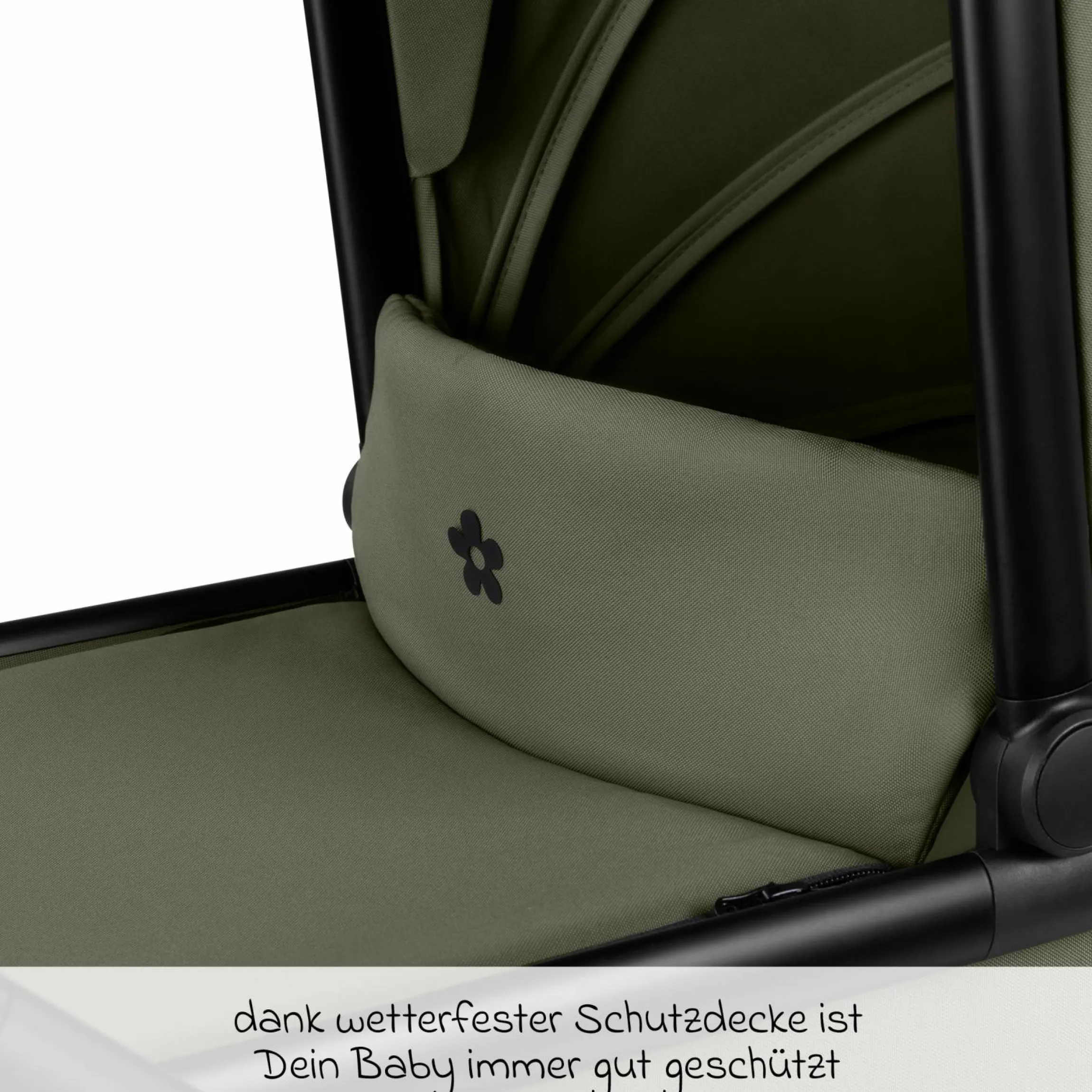 Kombi-Kinderwagen S Three bis 22 kg mit Babywanne, Sportsitz, Teleskopschieber & Adapter - Pure - Wheat