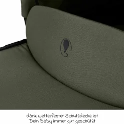 Kombi-Kinderwagen Salsa 5 Air inkl. Babywanne & Sportsitz - Pure - Avocado - Kollektion 2025