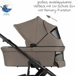 Kombi-Kinderwagen Salsa 5 Air inkl. Babywanne & Sportsitz mit XXL-Zubehörpaket - Pure - Nature - Kollektion 2025