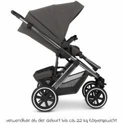 Kombi-Kinderwagen Salsa 5 Air inkl. Babywanne & Sportsitz mit XXL-Zubehörpaket - Almond - Kollektion 2025