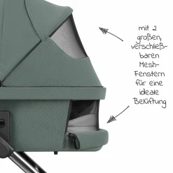 Kombi-Kinderwagen Salsa 4 Air - inkl. Babywanne & Sportsitz - Aloe - Kollektion 2024