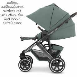 Kombi-Kinderwagen Salsa 4 Air - inkl. Babywanne & Sportsitz - Aloe - Kollektion 2024