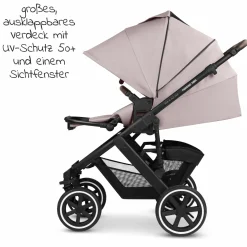 Kombi-Kinderwagen Salsa 4 Air - inkl. Babywanne & Sportsitz - Pure Edition - Berry - Kollektion 2024