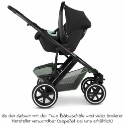 Kombi-Kinderwagen Salsa 5 Air inkl. Babywanne & Sportsitz mit XXL-Zubehörpaket - Pine - Kollektion 2025