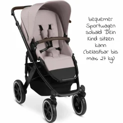 Kombi-Kinderwagen Salsa 4 Air - inkl. Babywanne & Sportsitz mit XXL Zubehörpaket - Pure Edition - Berry - Kollektion 2024