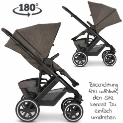 Kombi-Kinderwagen Salsa 4 Air - Sportsitz (ohne Babywanne) - Fashion Edition - Braid