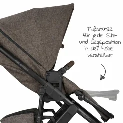 Kombi-Kinderwagen Salsa 4 Air - Sportsitz (ohne Babywanne) - Fashion Edition - Braid