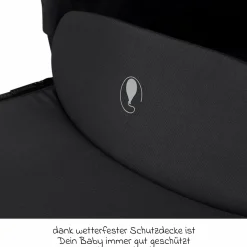 Kombi-Kinderwagen Salsa 5 Air inkl. Babywanne & Sportsitz - Pure - Coal - Kollektion 2025