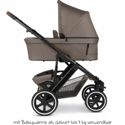 Kombi-Kinderwagen Salsa 5 Air inkl. Babywanne & Sportsitz - Pure - Nature - Kollektion 2025