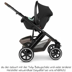 Kombi-Kinderwagen Salsa 5 Air inkl. Babywanne & Sportsitz - Pure - Nature - Kollektion 2025