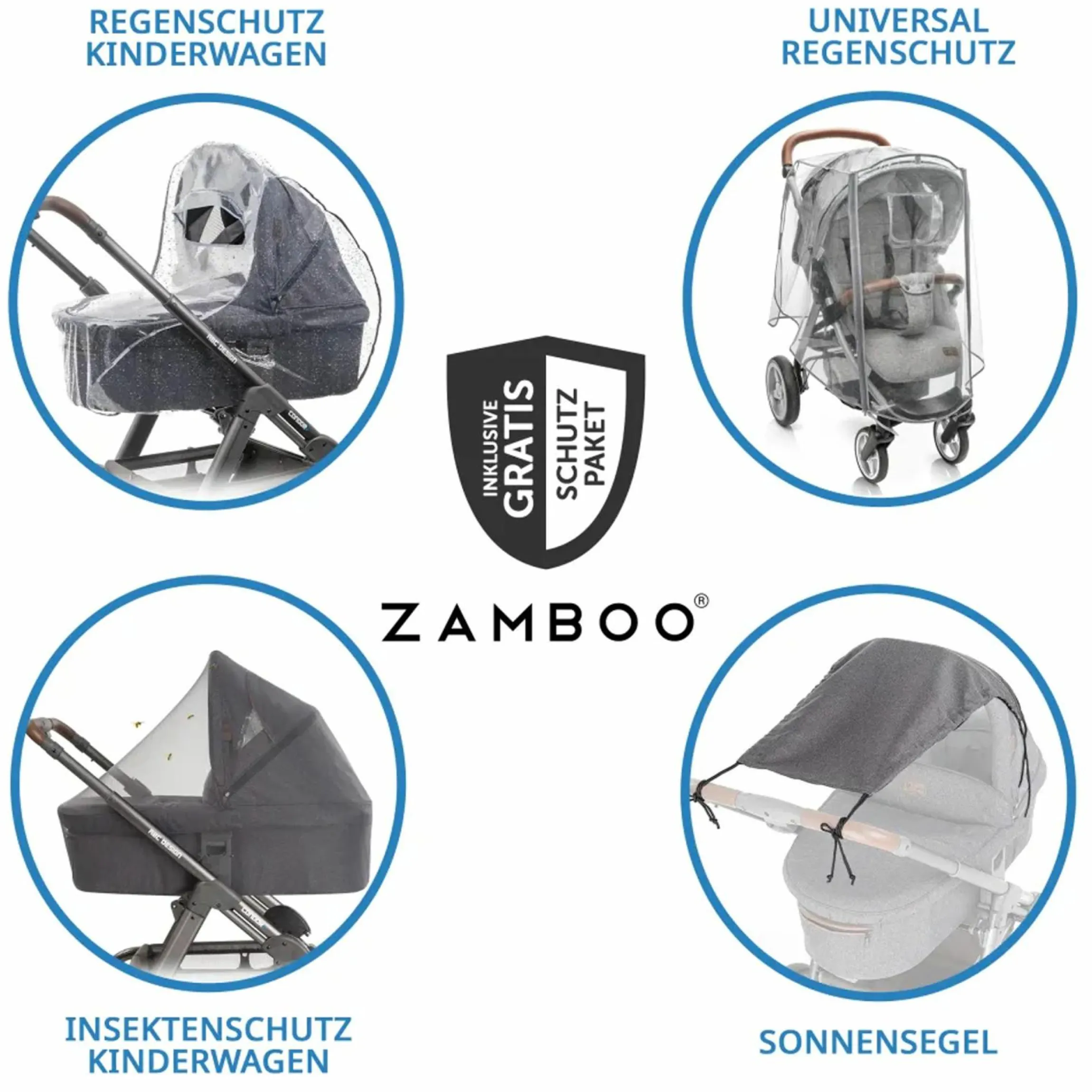 Kombi-Kinderwagen Salsa 4 Air - inkl. Babywanne & Sportsitz mit Wickeltasche & XXL Zubehörpaket - Aloe