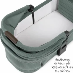 Kombi-Kinderwagen Salsa 4 Air - inkl. Babywanne & Sportsitz mit Wickeltasche & XXL Zubehörpaket - Aloe