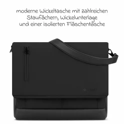 Kombi-Kinderwagen Salsa 5 Run - inkl. Babywanne, Sportsitz, Wickeltasche, Regenschutz, Becherhalter & Sonnenschirm - Umbra