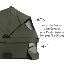 Kombi-Kinderwagen Salsa 5 Run - inkl. Babywanne, Sportsitz, Sportzulassung, Luftbereifung, Sitzeinlage & Handbremse inkl. XXL-Zubehörpaket - Pure - Avocado - Kollektion 2025