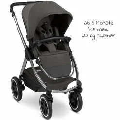 Kombi-Kinderwagen Samba 2 inkl. Babywanne & Sportsitz mit XXL-Zubehörpaket - Almond - Kollektion 2025