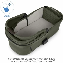 Kombi-Kinderwagen Samba 2 inkl. Babywanne & Sportsitz mit XXL-Zubehörpaket - Pure - Avocado - Kollektion 2025