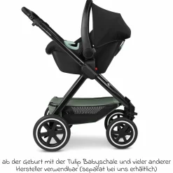 Kombi-Kinderwagen Samba 2 inkl. Babywanne & Sportsitz mit XXL-Zubehörpaket - Pine - Kollektion 2025