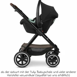 Kombi-Kinderwagen Samba 2 inkl. Babywanne & Sportsitz mit XXL-Zubehörpaket - Pure - Nature - Kollektion 2025