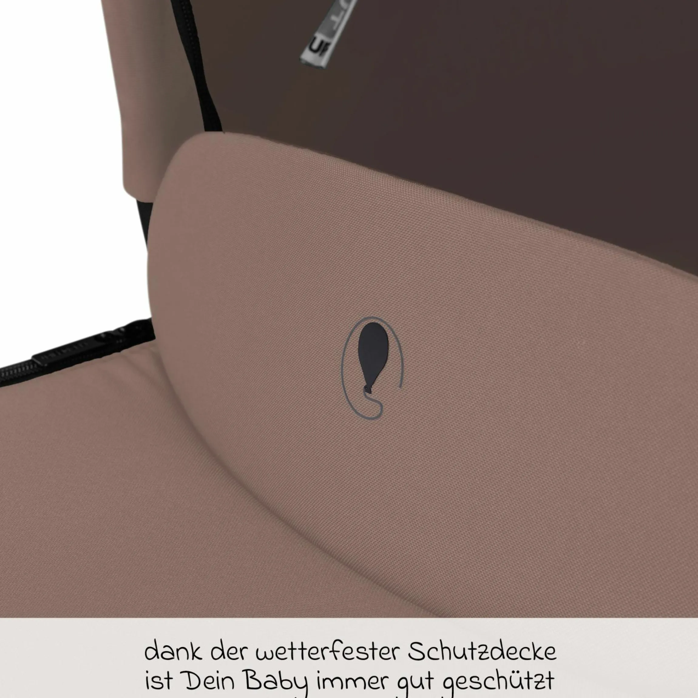 Kombi-Kinderwagen Samba 2 inkl. Babywanne & Sportsitz mit XXL-Zubehörpaket - Dark Beige