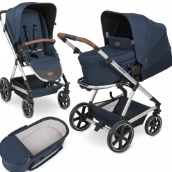 Kombi-Kinderwagen Timbo 4 - inkl. Babywanne & Sportsitz - Ocean