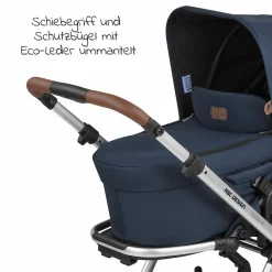 Kombi-Kinderwagen Timbo 4 - inkl. Babywanne & Sportsitz - Ocean