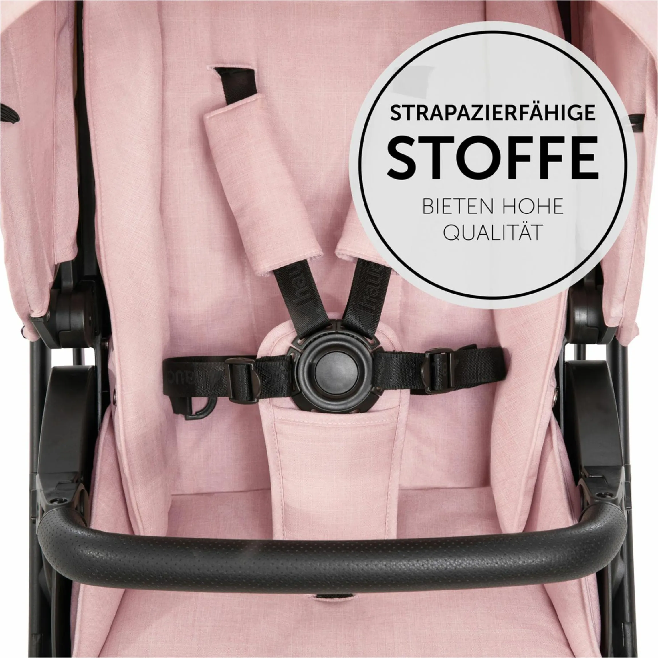 Kombi-Kinderwagen Vision X Duoset Silver (Sportwagen & Babywanne) - Melange Rose