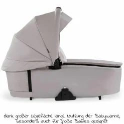 Kombi-Kinderwagen Walk N Care Set inkl. Babywanne, Sportsitz, Beindecke und Getränkehalter (bis 22kg belastbar) - Beige
