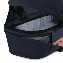 Kombi-Kinderwagen Walk N Care Set inkl. Babywanne, Sportsitz, Beindecke und XXL Zubehörpaket - Dark Navy Blue