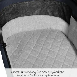 Kombi-Kinderwagen Walk N Care Set inkl. Babywanne, Sportsitz, Beindecke und XXL Zubehörpaket - Dark Navy Blue