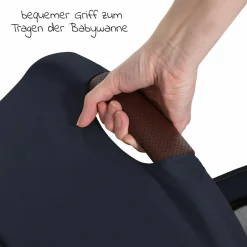 Kombi-Kinderwagen Walk N Care Set inkl. Babywanne, Sportsitz, Beindecke und XXL Zubehörpaket - Dark Navy Blue